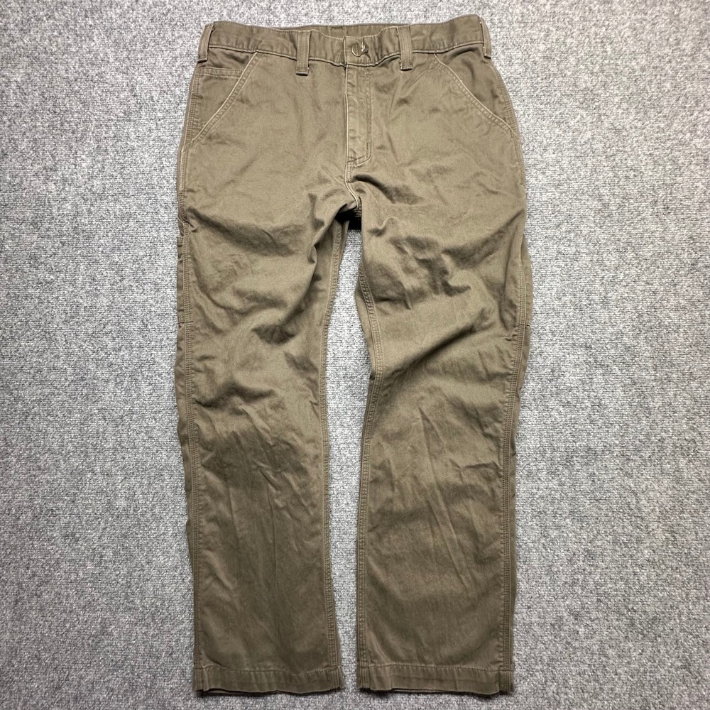 Carhartt B324 DFE Relaxed Fit Work Pants Green Mens 36 X‎ 30 Canvas